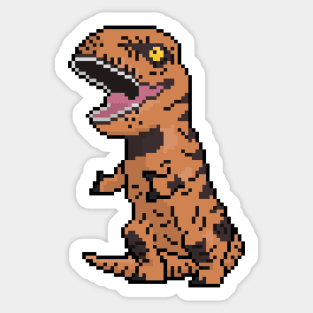 Pixely T-Rex Sticker
